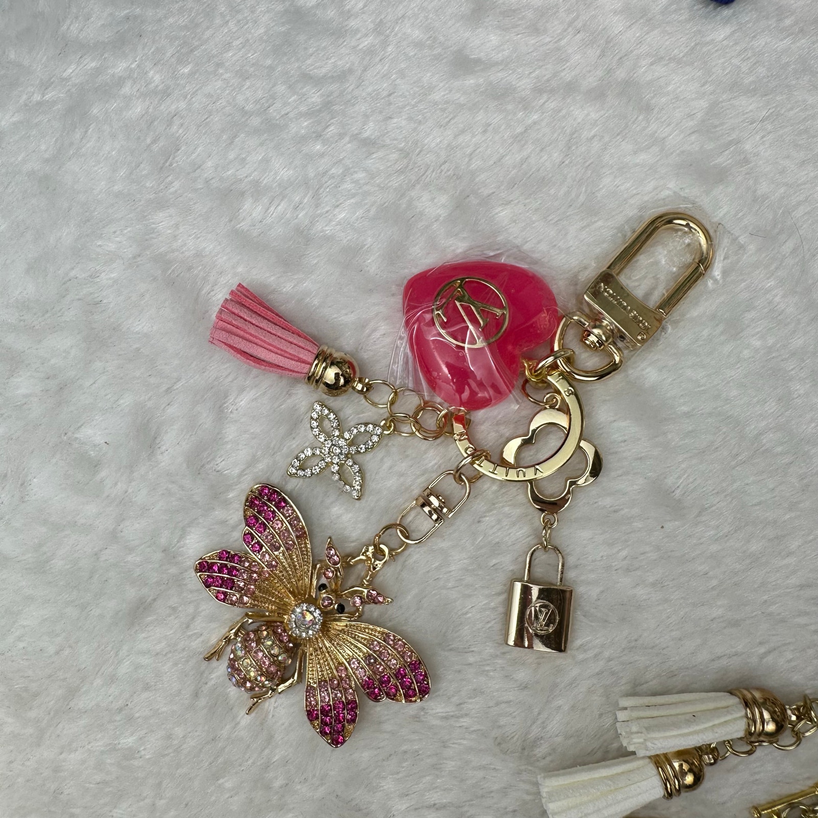 Louis Vuitton Authentic Charm On Keychain Bag Charm Choose One Only! Great Gift!